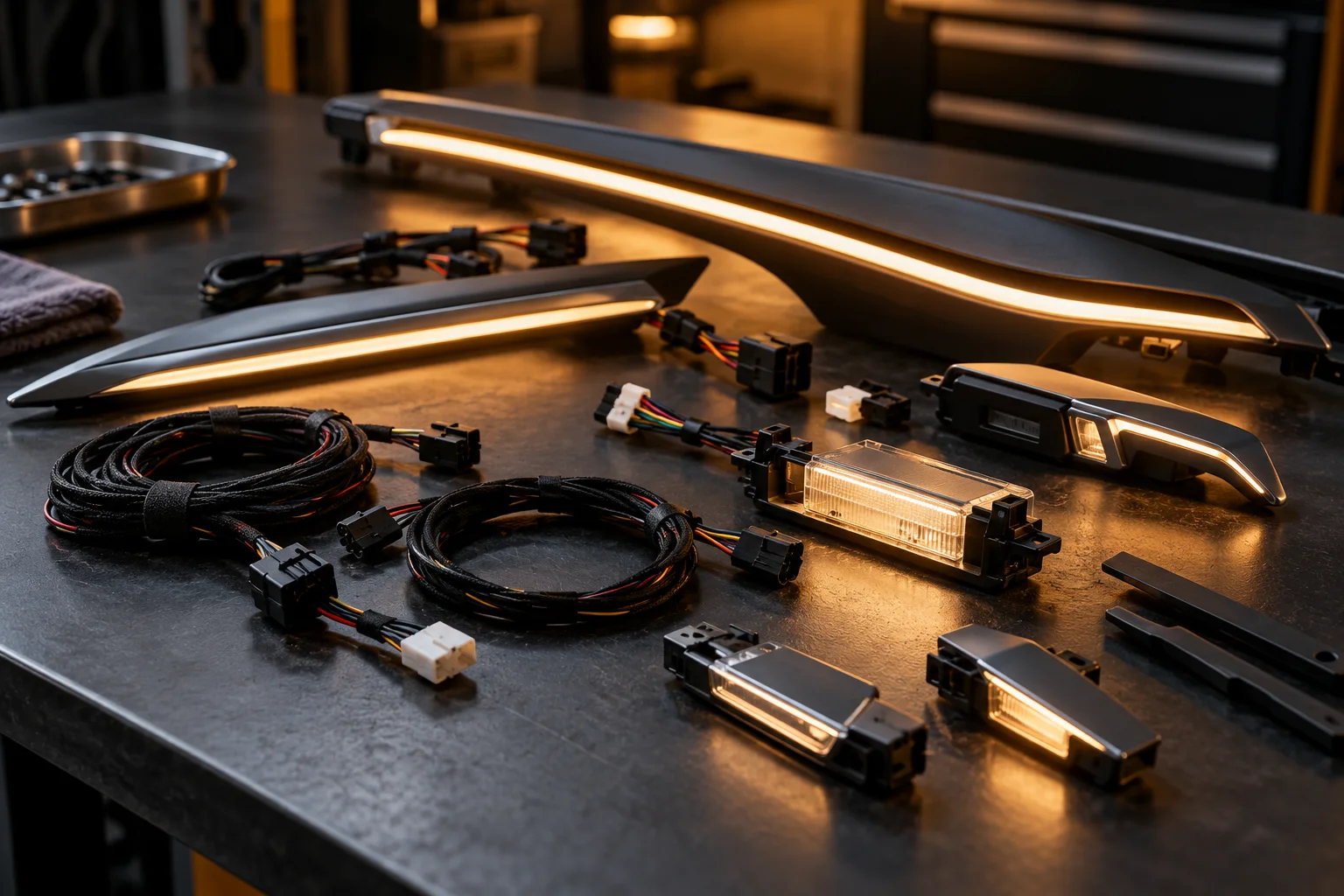 Disconnected vehicle lighting components