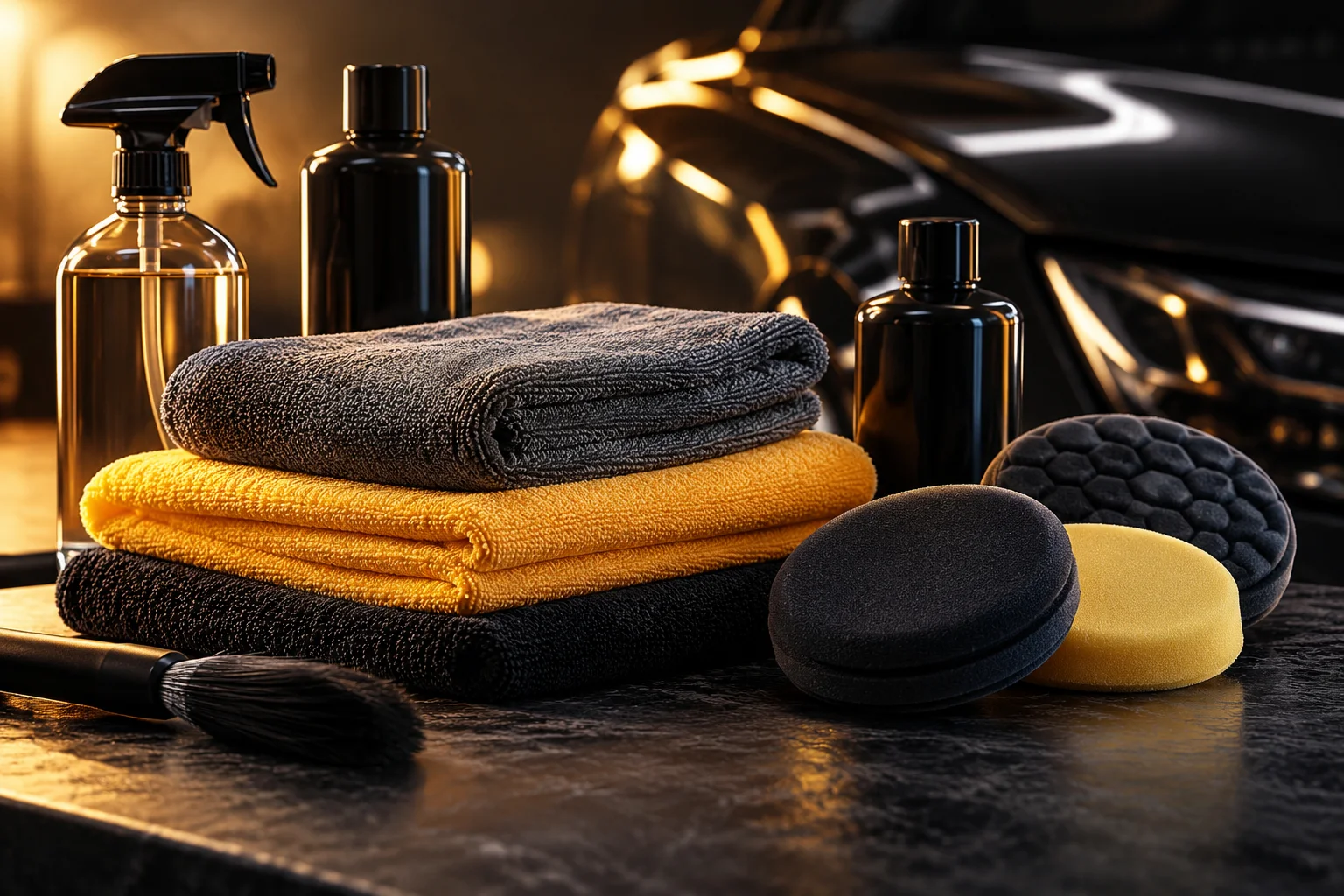 Detailing cloths and applicators